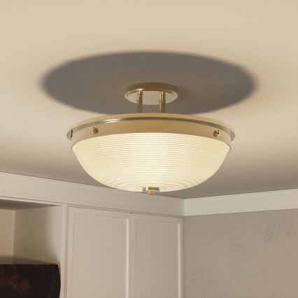 Quoizel - Surface-mounted chandelier MANTLE 2xE27/60W/230V brass