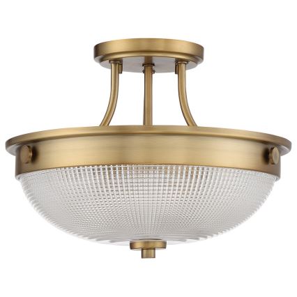 Quoizel - Surface-mounted chandelier MANTLE 2xE27/60W/230V brass