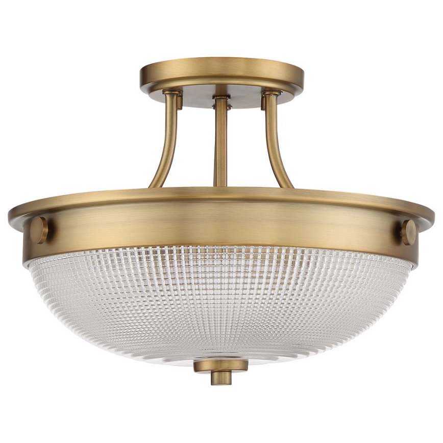 Quoizel - Surface-mounted chandelier MANTLE 2xE27/60W/230V brass