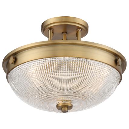 Quoizel - Surface-mounted chandelier MANTLE 2xE27/60W/230V brass