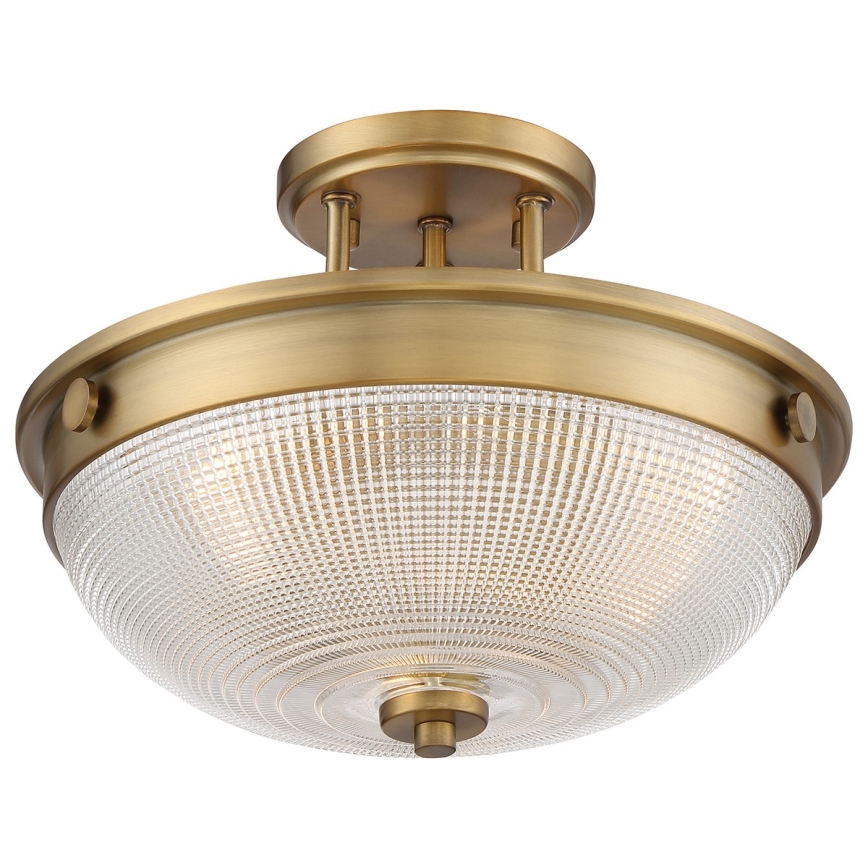 Quoizel - Surface-mounted chandelier MANTLE 2xE27/60W/230V brass