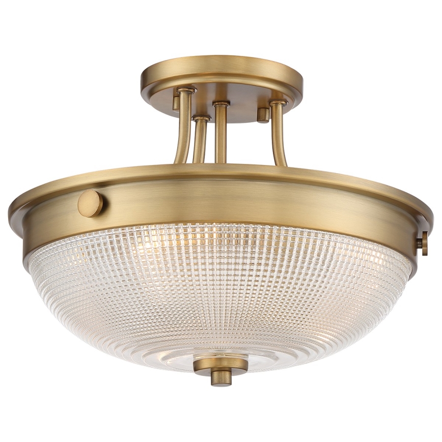 Quoizel - Surface-mounted chandelier MANTLE 2xE27/60W/230V brass