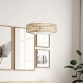 Quoizel - WAYLON Chain-Hung Chandelier, 4xE27/60W/230V, Ø 50.4 cm, Brown/White