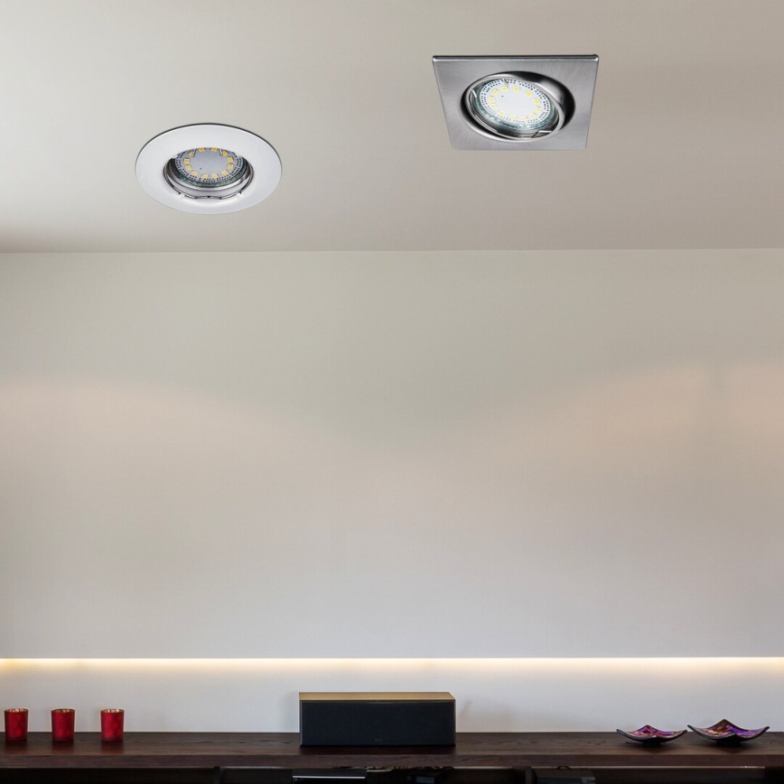 Rabalux - SET 3xLED Recessed light 3xGU10/3W/230V IP40