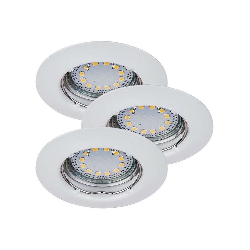 Rabalux - SET 3xLED Recessed light 3xGU10/3W/230V IP40