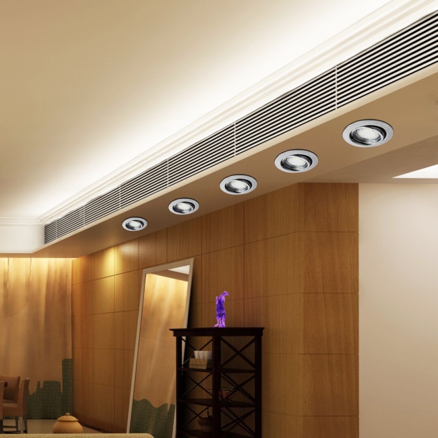Rabalux - SET 3xLED Recessed light 3xGU10/3W/230V IP40