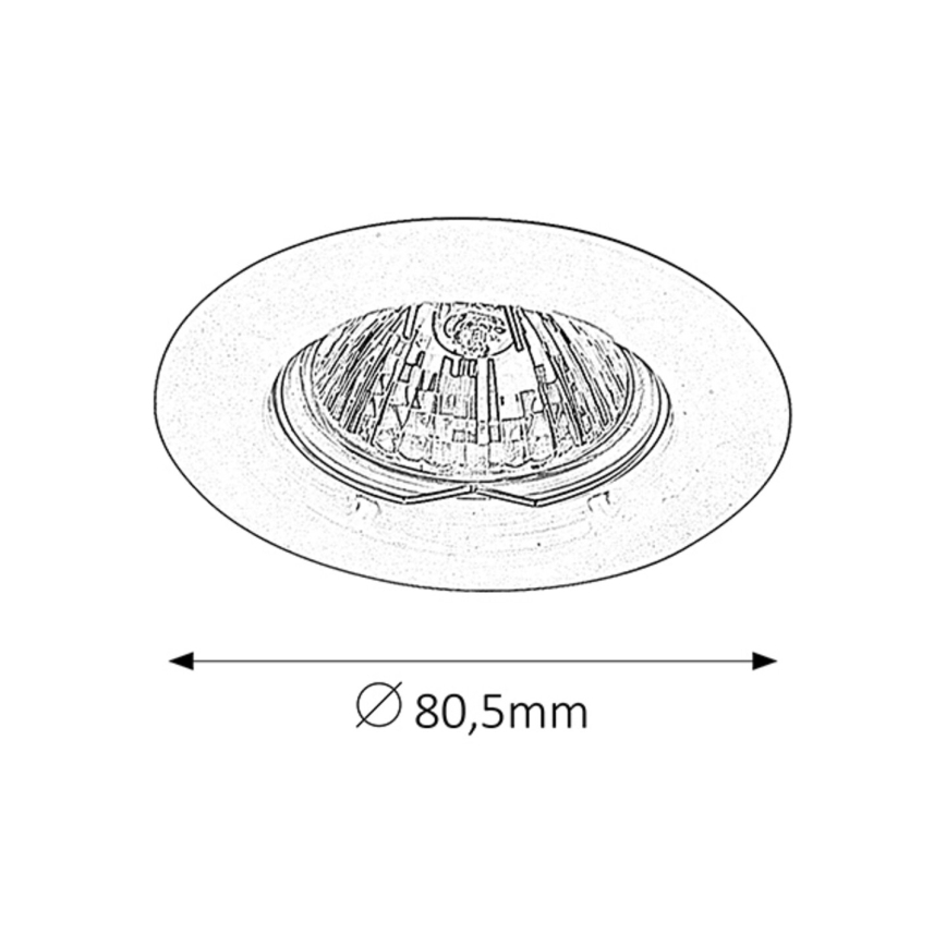 Rabalux 1088 - Recessed light SPOT RELIGHT 1xGU5,3/50W/12V