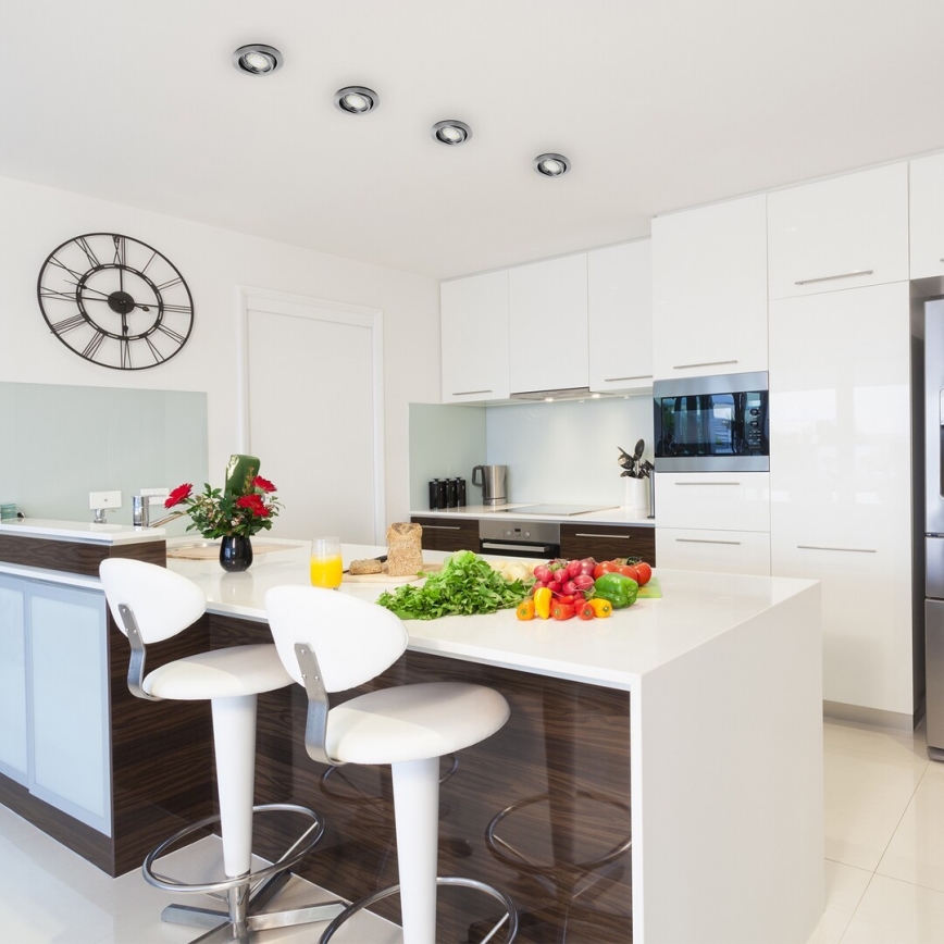 Rabalux - Set of 3 LED recessed downlights, 1x GU10/3W/230V, IP40