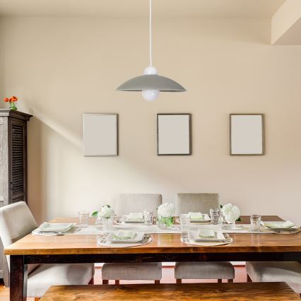 Rabalux - Chandelier 1xE27/60W/230V grey