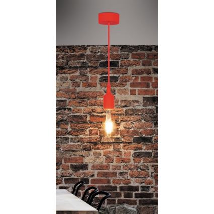 Rabalux - Pendant light E27/40W red