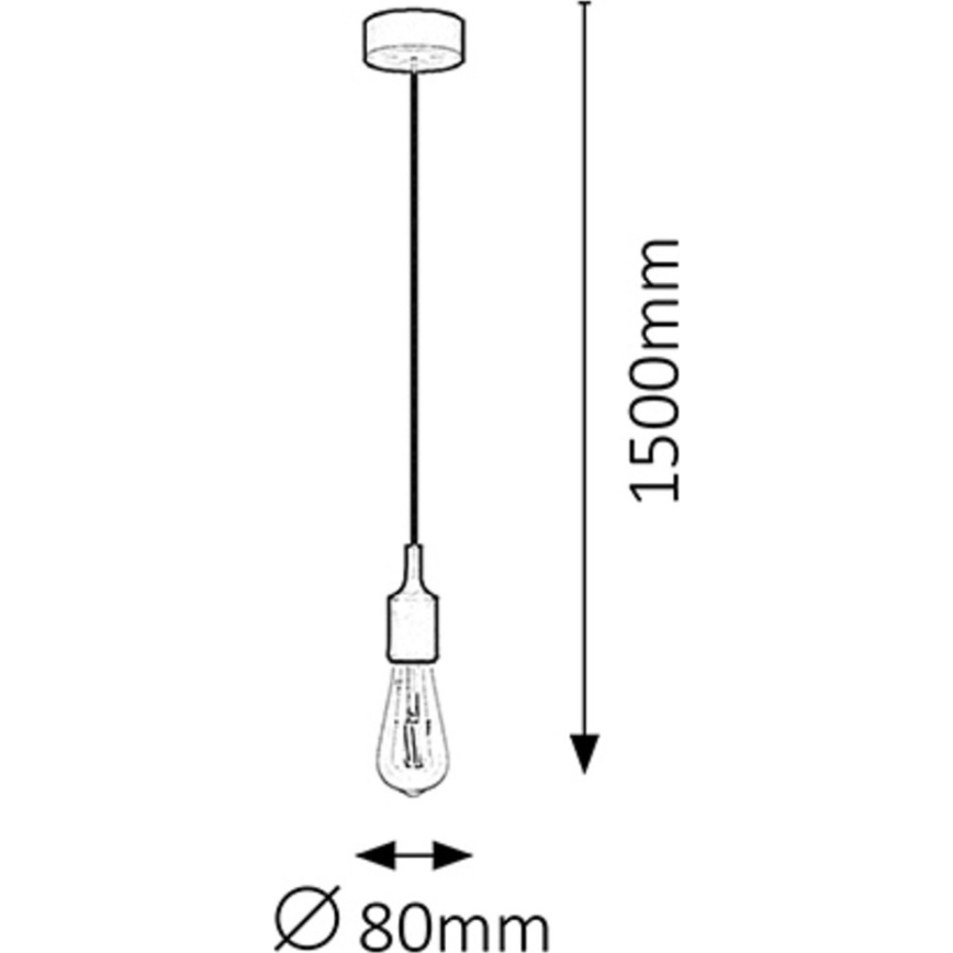 Rabalux - Pendant light E27/40W green
