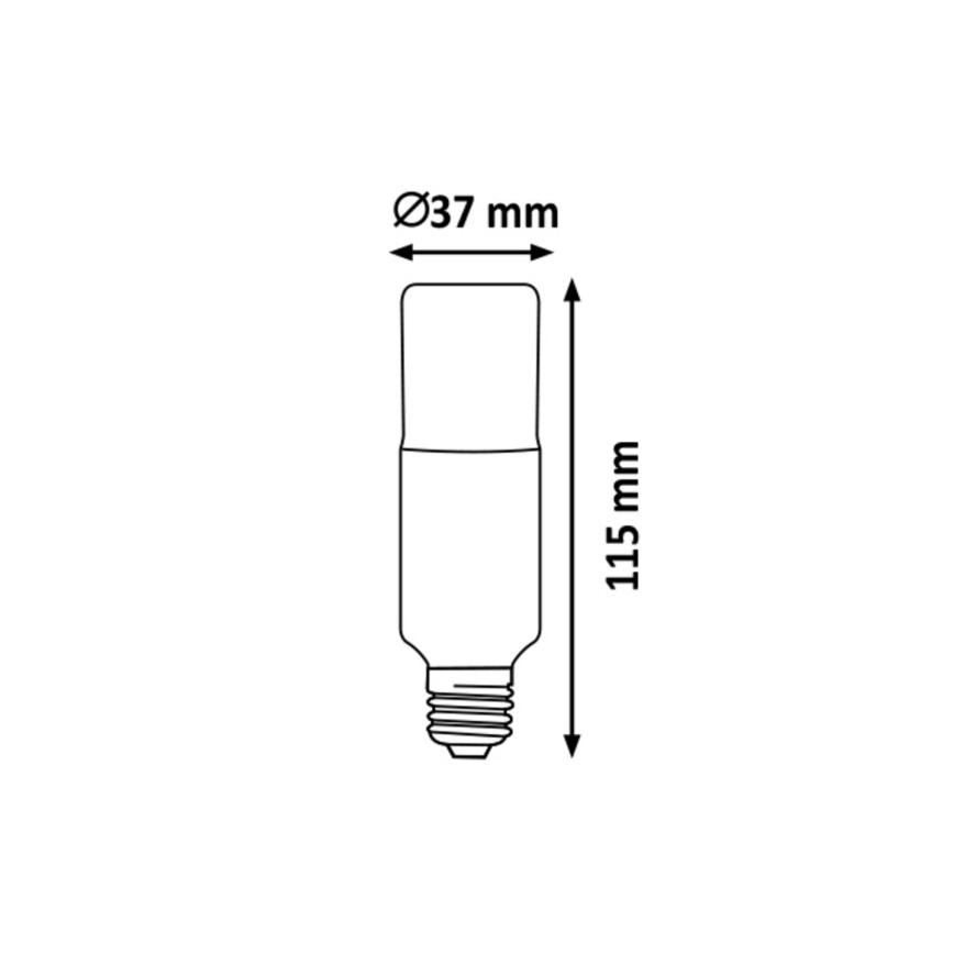 Rabalux - LED Bulb T37 E27/9W/230V 3000K