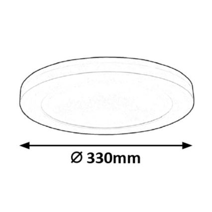 Rabalux - LED Ceiling light with sensor LED/30W/230V 33 cm