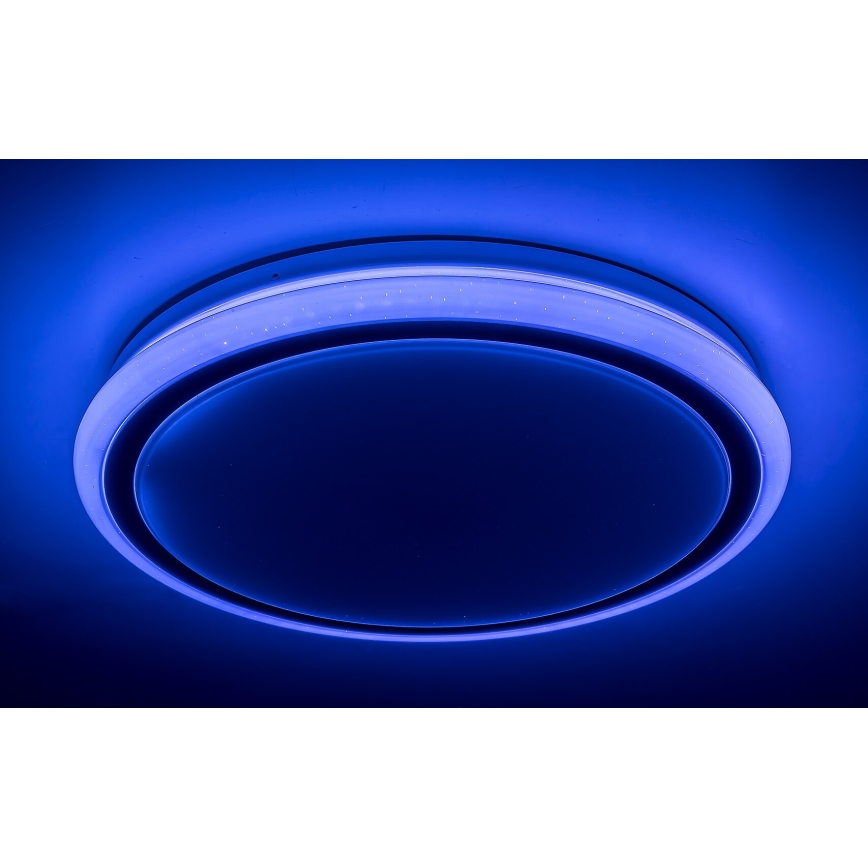 Rabalux - Dimmable RGB LED Ceiling Light with Remote Control, 32W/230V, Ø 40 cm