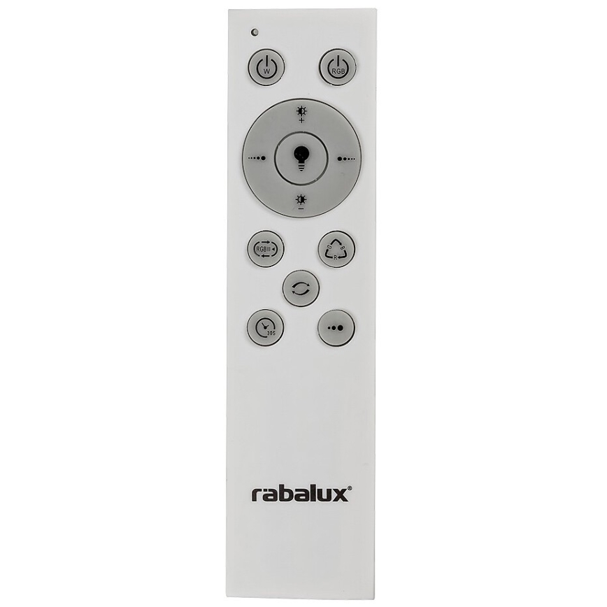 Rabalux - Dimmable RGB LED Ceiling Light with Remote Control, 32W/230V, Ø 40 cm