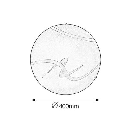 Rabalux - Ceiling light 2xE27/60W/230V
