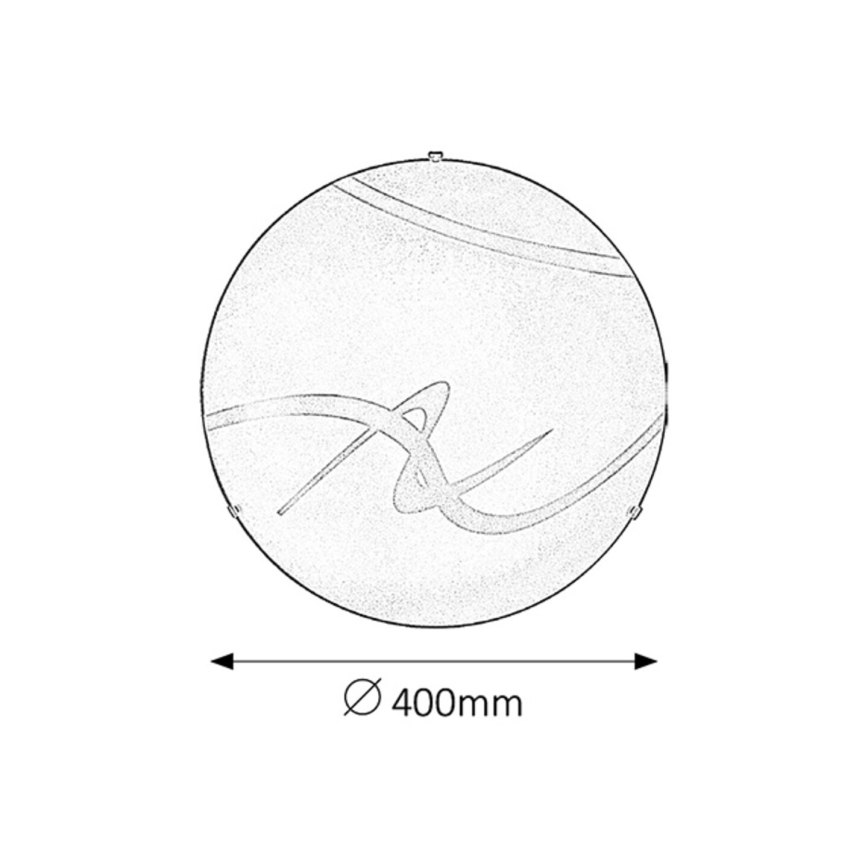 Rabalux - Ceiling light 2xE27/60W/230V