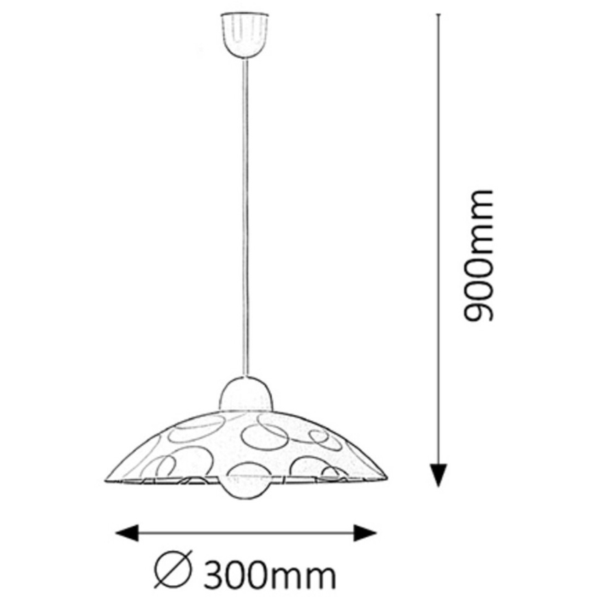 Rabalux - Chandelier 1xE27/60W/230V