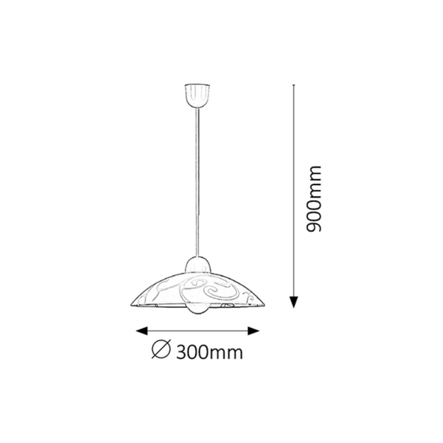 Rabalux - chandelier 1xE27/60W/230V