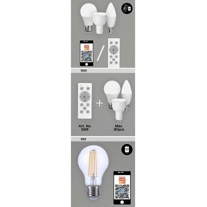 Rabalux - LED RGB Dimmable bulb GU10/5W/230V Wi-Fi 3000-6500K