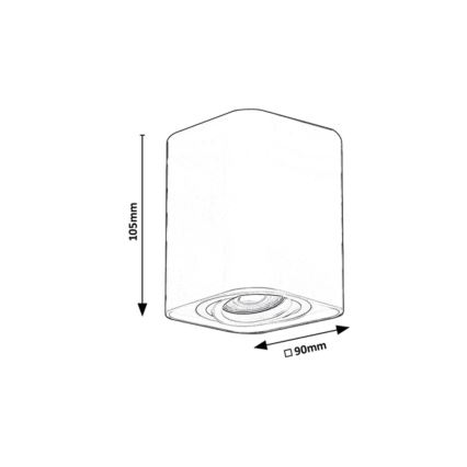 Rabalux - Spotlight 1xGU10/42W/230V white