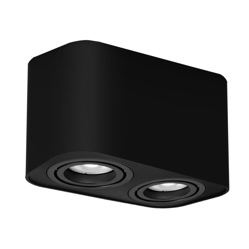 Rabalux - Spotlight 2xGU10/42W/230V black