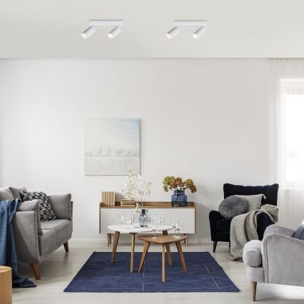 Rabalux - Ceiling spotlight 2xGU10/25W/230V white