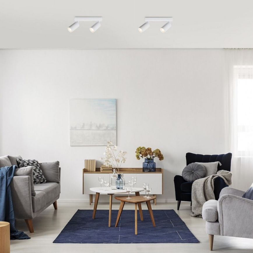 Rabalux - Ceiling spotlight 2xGU10/25W/230V white