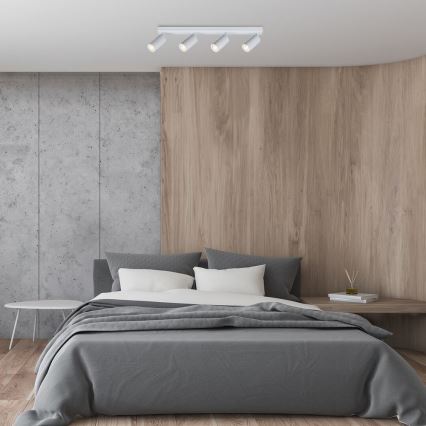 Rabalux - Ceiling spotlight 4xGU10/25W/230V white