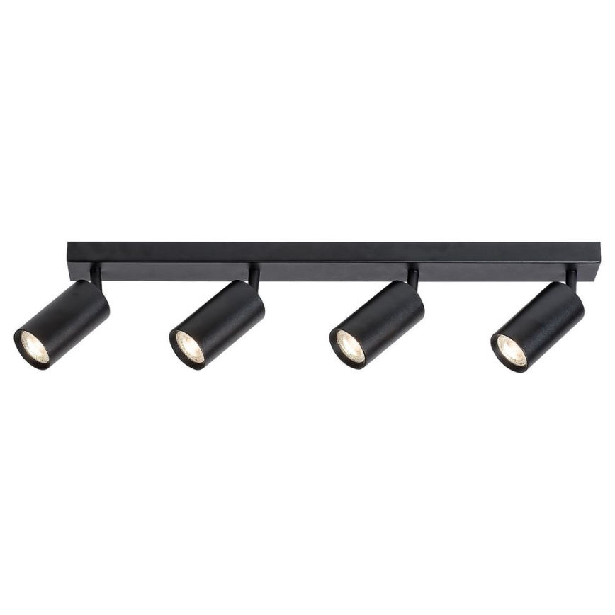 Rabalux - Ceiling spotlight 4xGU10/25W/230V black