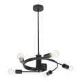 Rabalux 2098 - Surface-mounted chandelier CARLY 5xE27/15W/230V black