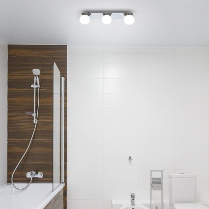 Rabalux - Bathroom Ceiling Light 3xG9/28W/230V IP44 10x45 cm