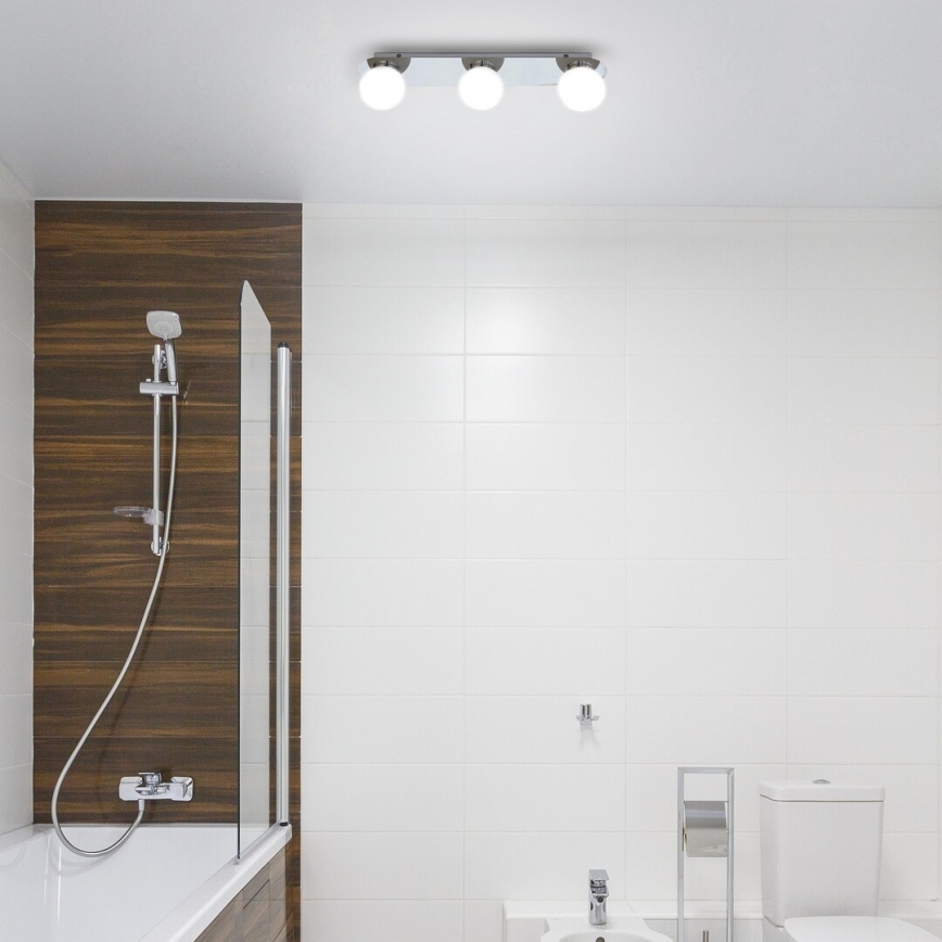 Rabalux - Bathroom Ceiling Light 3xG9/28W/230V IP44 10x45 cm