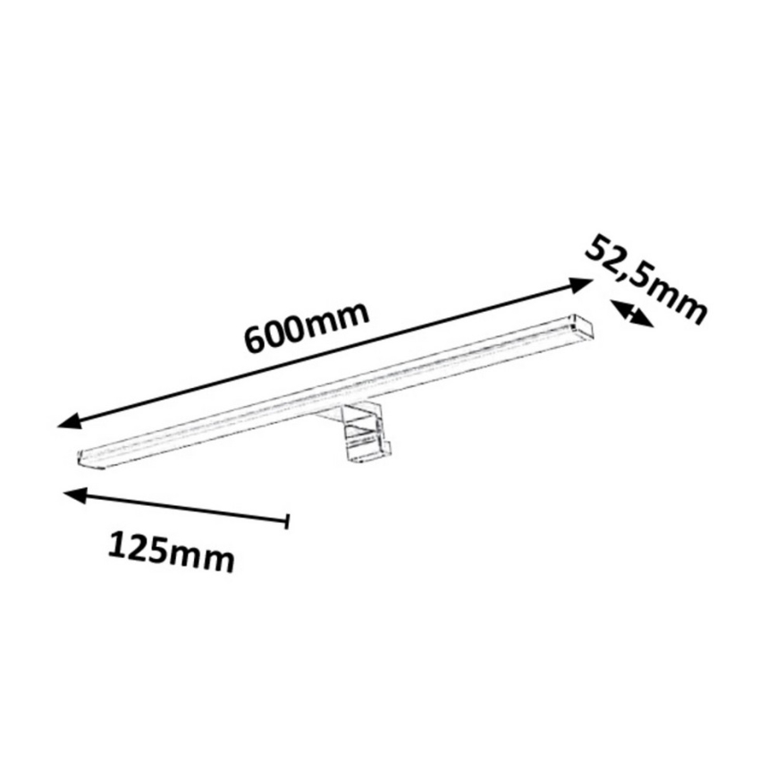 Rabalux - LED Bathroom mirror lighting LED/12W/230V 60cm IP44