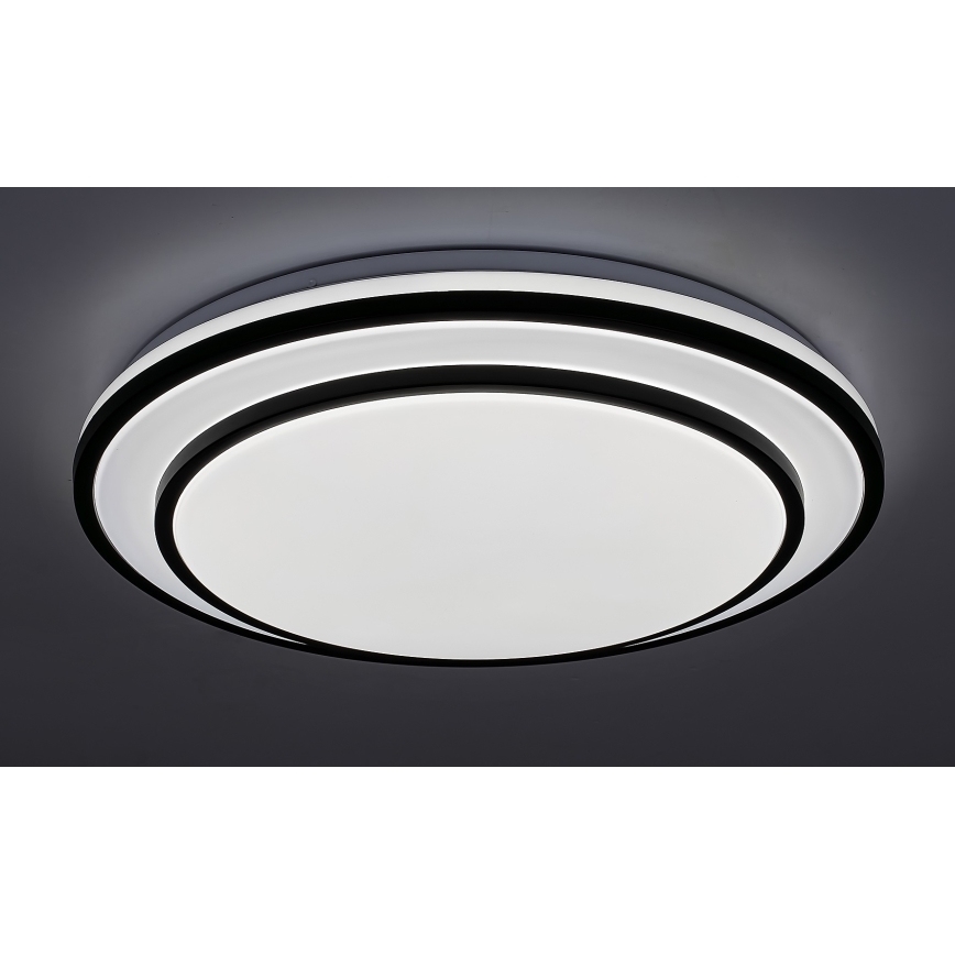 Rabalux - LED Dimmable ceiling light LED/40W/230V 3000-6500K black + remote control