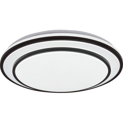 Rabalux - LED Dimmable ceiling light LED/40W/230V 3000-6500K black + remote control