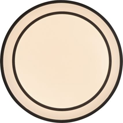 Rabalux - Dimmable LED ceiling light LED/40W/230V 3000-6500K black Ø 49 cm + remote control