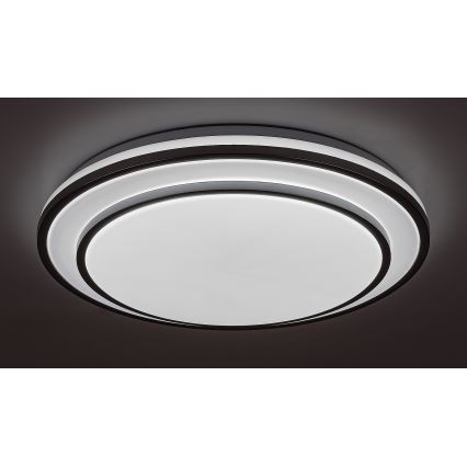 Rabalux - LED Dimmable ceiling light LED/40W/230V 3000-6500K silver + remote control