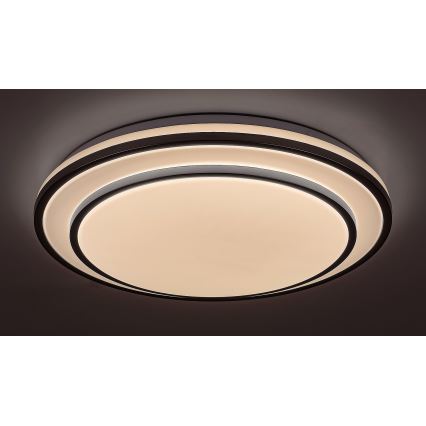Rabalux - LED Dimmable ceiling light LED/40W/230V 3000-6500K silver + remote control