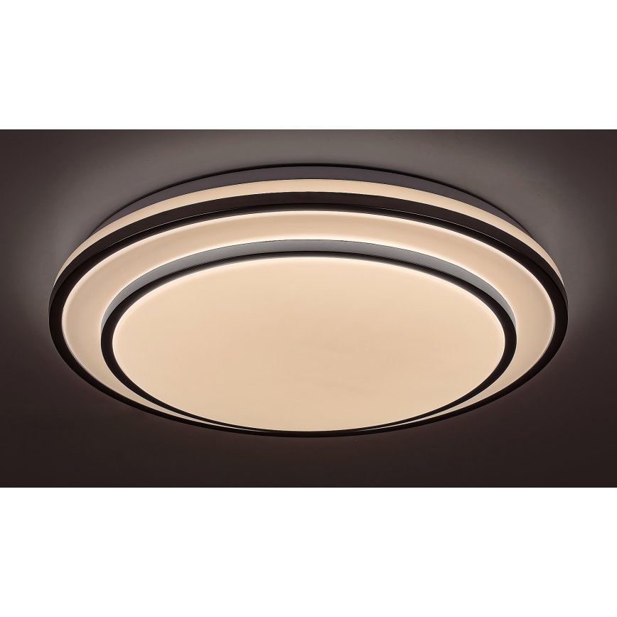 Rabalux - LED Dimmable ceiling light LED/40W/230V 3000-6500K silver + remote control