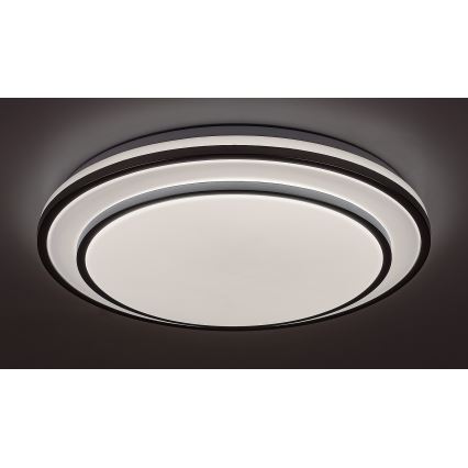 Rabalux - LED Dimmable ceiling light LED/40W/230V 3000-6500K silver + remote control