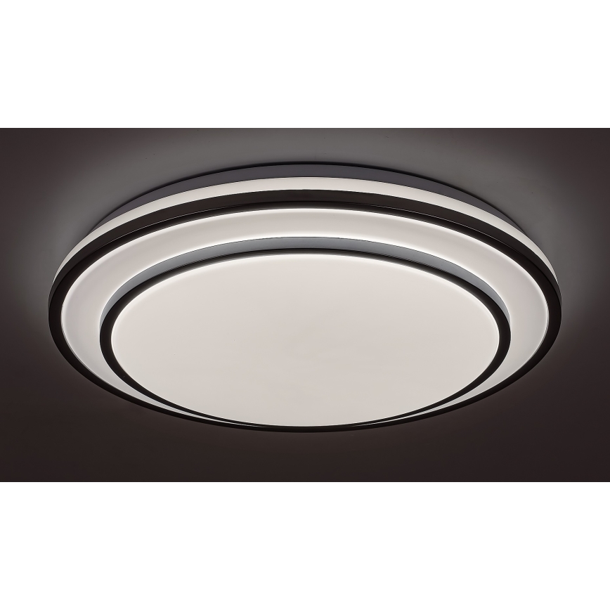 Rabalux - LED Dimmable ceiling light LED/40W/230V 3000-6500K silver + remote control