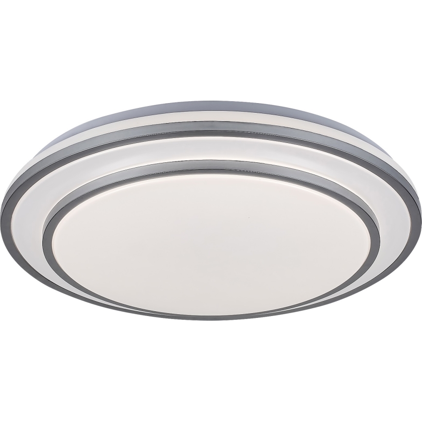 Rabalux - LED Dimmable ceiling light LED/40W/230V 3000-6500K silver + remote control