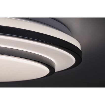 Rabalux - LED Dimmable ceiling light LED/40W/230V 3000-6500K silver + remote control