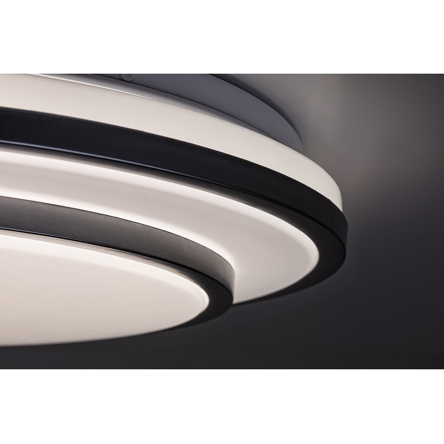 Rabalux - LED Dimmable ceiling light LED/40W/230V 3000-6500K silver + remote control