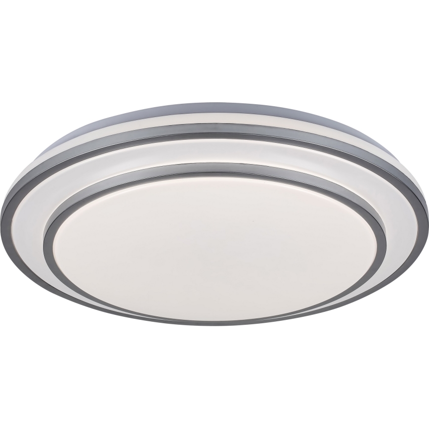 Rabalux - LED Dimmable ceiling light LED/40W/230V 3000-6500K silver + remote control