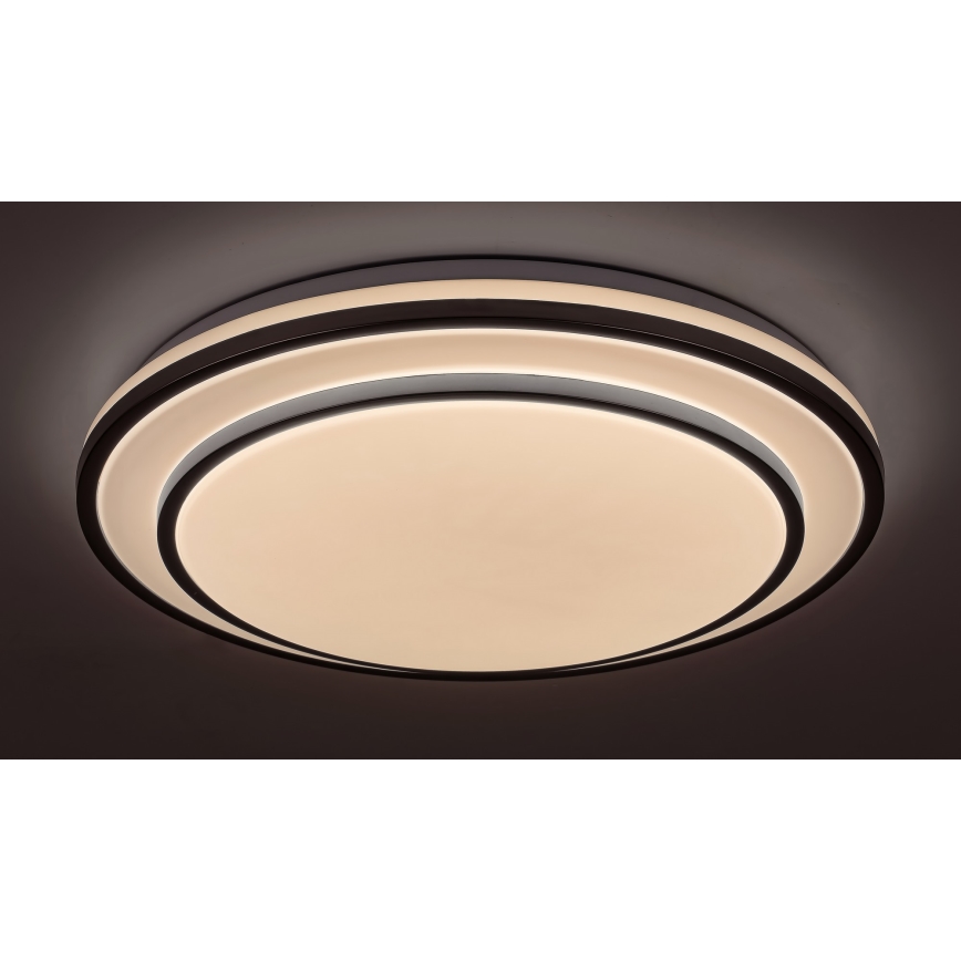 Rabalux - LED Dimmable ceiling light LED/40W/230V 3000-6500K silver + remote control