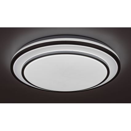 Rabalux - LED Dimmable ceiling light LED/40W/230V 3000-6500K silver + remote control