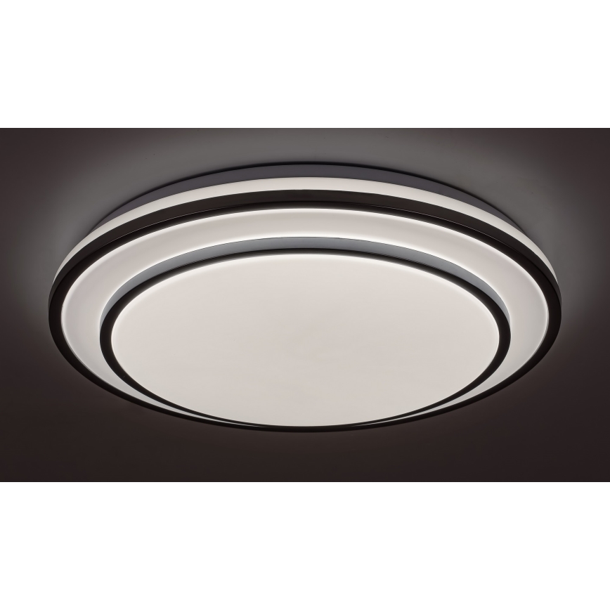 Rabalux - LED Dimmable ceiling light LED/40W/230V 3000-6500K silver + remote control