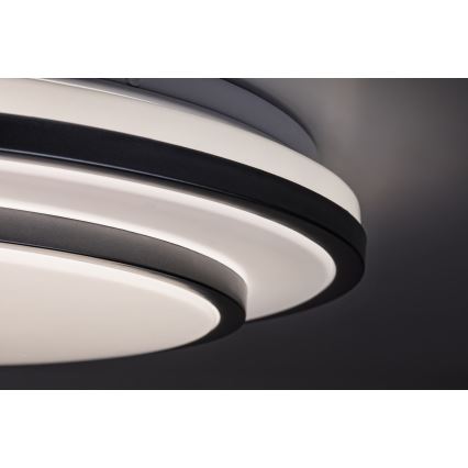 Rabalux - LED Dimmable ceiling light LED/40W/230V 3000-6500K silver + remote control